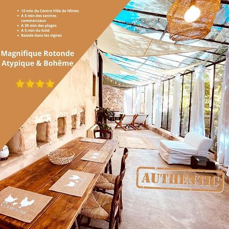 Tres Belle Rotonde Deco Boheme, Tennis, Parking Nimes Ngoại thất bức ảnh